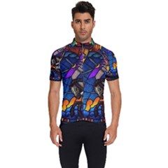 The Game Monster Stained Glass Men s Short Sleeve Cycling Jersey by Cowasu