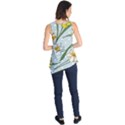 Narcissus Floral Botanical Flowers Sleeveless Tunic View2