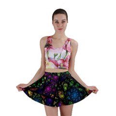 Stained Glass Crystal Art Mini Skirt by Cowasu