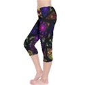 Stained Glass Crystal Art Capri Leggings  View3