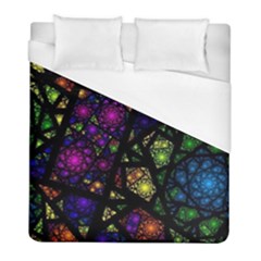 Stained Glass Crystal Art Duvet Cover (full/ Double Size) by Cowasu