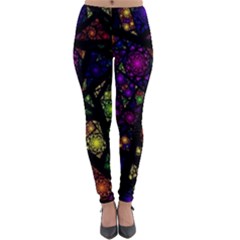 Stained Glass Crystal Art Lightweight Velour Leggings by Cowasu