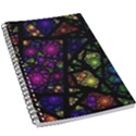 Stained Glass Crystal Art 5.5  x 8.5  Notebook View1