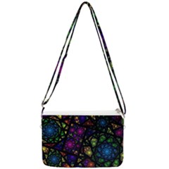 Stained Glass Crystal Art Double Gusset Crossbody Bag by Cowasu