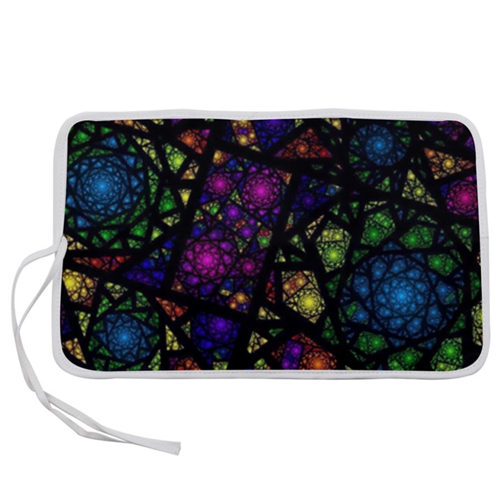 Stained Glass Crystal Art Pen Storage Case (M)