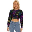 Stained Glass Crystal Art Lightweight Long Sleeve Sweatshirt View1