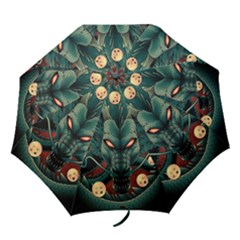 Dragon Art Folding Umbrellas