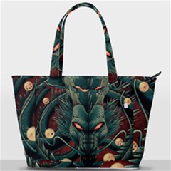 Dragon Art Back Pocket Shoulder Bag 