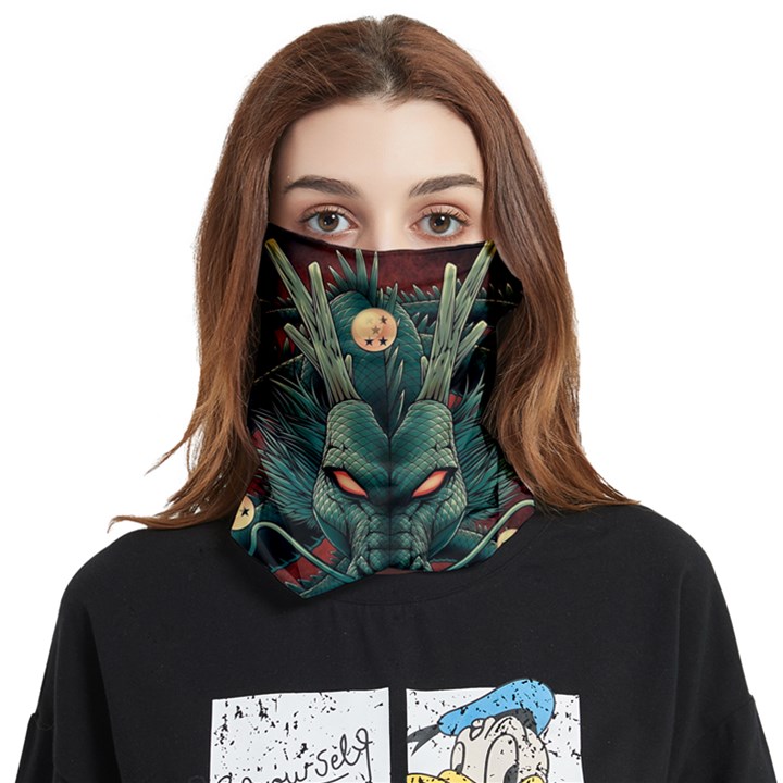 Dragon Art Face Covering Bandana (Two Sides)