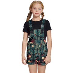 Dragon Art Kids  Short Overalls