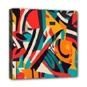 Colorful Abstract Mini Canvas 8  x 8  (Stretched) View1