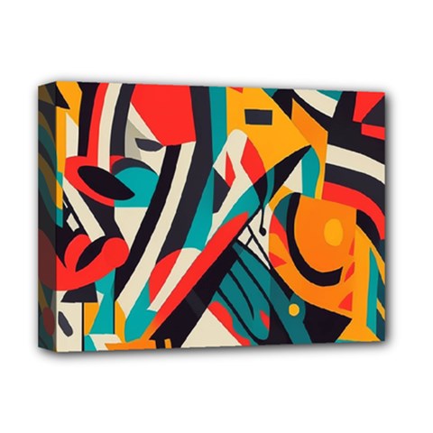 Colorful Abstract Deluxe Canvas 16  X 12  (stretched)  by Jack14