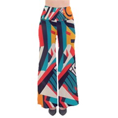 Colorful Abstract So Vintage Palazzo Pants by Jack14