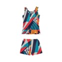 Colorful Abstract Kids  Boyleg Swimsuit View2