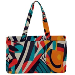 Colorful Abstract Canvas Work Bag by Jack14