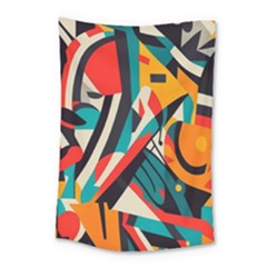 Colorful Abstract Small Tapestry