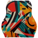 Colorful Abstract Car Seat Velour Cushion  View1