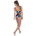 Colorful Abstract Side Cut Out Swimsuit View2