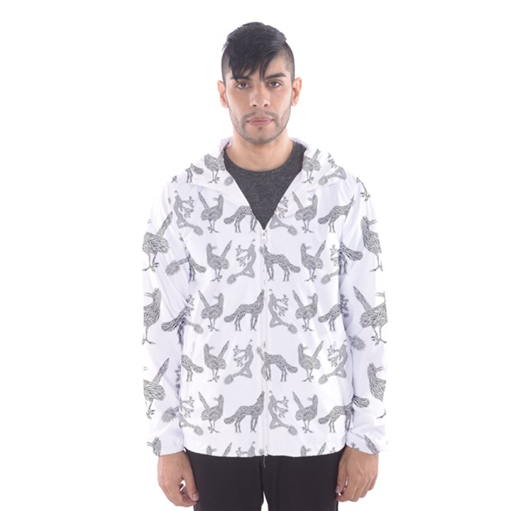 Desert Animals Men s Hooded Windbreaker