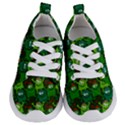 Green Monster Cartoon Seamless Tile Abstract Kids  Lightweight Sports Shoes View1