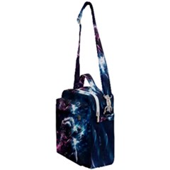 Psychedelic Astronaut Trippy Space Art Crossbody Day Bag by Bangk1t