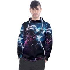 Psychedelic Astronaut Trippy Space Art Men s Pullover Hoodie