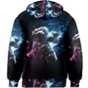 Psychedelic Astronaut Trippy Space Art Kids  Zipper Hoodie Without Drawstring View2