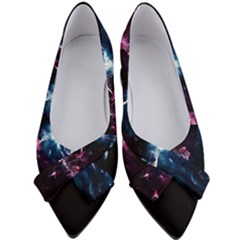 Psychedelic Astronaut Trippy Space Art Women s Bow Heels by Bangk1t