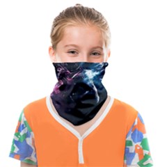 Psychedelic Astronaut Trippy Space Art Face Covering Bandana (kids) by Bangk1t