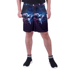 Psychedelic Astronaut Trippy Space Art Men s Pocket Shorts by Bangk1t