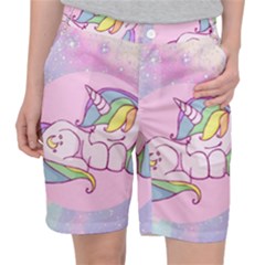 Unicorn Stitch Women s Pocket Shorts by Bangk1t