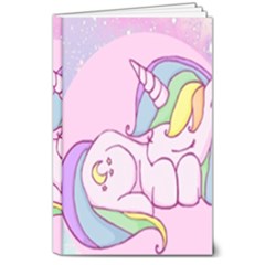 Unicorn Stitch 8  X 10  Hardcover Notebook