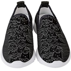 Kitty Cat Art Division Kids  Slip On Sneakers by Bangk1t