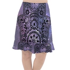 Hamsa Hand Fishtail Chiffon Skirt by Bangk1t