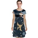 Space Theme Art Pattern Design Wallpaper Cap Sleeve Nightdress View1