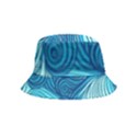 Ocean Waves Sea Abstract Pattern Water Blue Inside Out Bucket Hat (Kids) View1