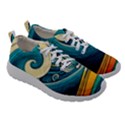 Waves Wave Ocean Sea Abstract Whimsical Abstract Art Women Athletic Shoes View3