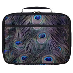 Peacock Feathers Peacock Bird Feathers Full Print Lunch Bag by Ndabl3x