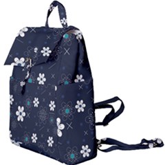 Flowers Pattern Pattern Flower Texture Buckle Everyday Backpack by Ndabl3x