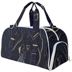 Love Romantic Couple In Love Burner Gym Duffel Bag by Ndabl3x