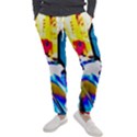 Stop Retro Abstract Stop Sign Blur Men s Jogger Sweatpants View1