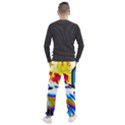 Stop Retro Abstract Stop Sign Blur Men s Jogger Sweatpants View2