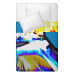 Stop Retro Abstract Stop Sign Blur Duvet Cover Double Side (single Size) by Ndabl3x