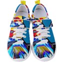 Stop Retro Abstract Stop Sign Blur Women s Velcro Strap Shoes View1