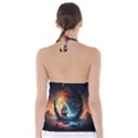 Tree Planet Moon Babydoll Tankini Top View2