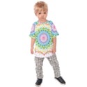 Mandala Pattern Rainbow Pride Kids  Raglan Tee View1