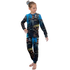 Castle Fantasy Kids  Long Sleeve Set  by Ndabl3x