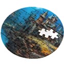 Castle Fantasy Wooden Puzzle Round View2