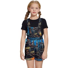 Castle Fantasy Kids  Short Overalls by Ndabl3x