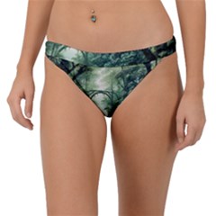 River Forest Wood Nature Band Bikini Bottoms by Ndabl3x